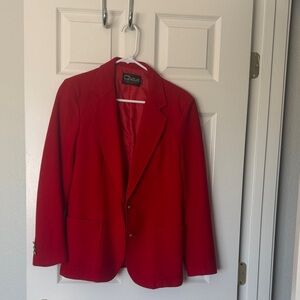 Chaus women Bright Red Sport Coat Blazer